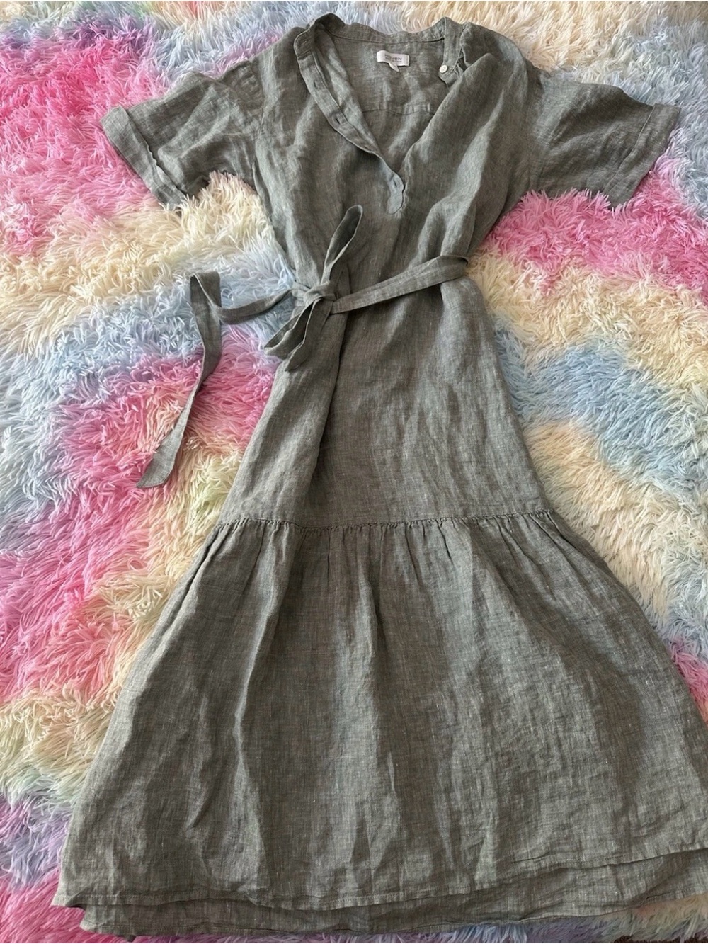 Haven Well Within Linen Dress XS